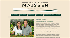 Desktop Screenshot of maissen.at